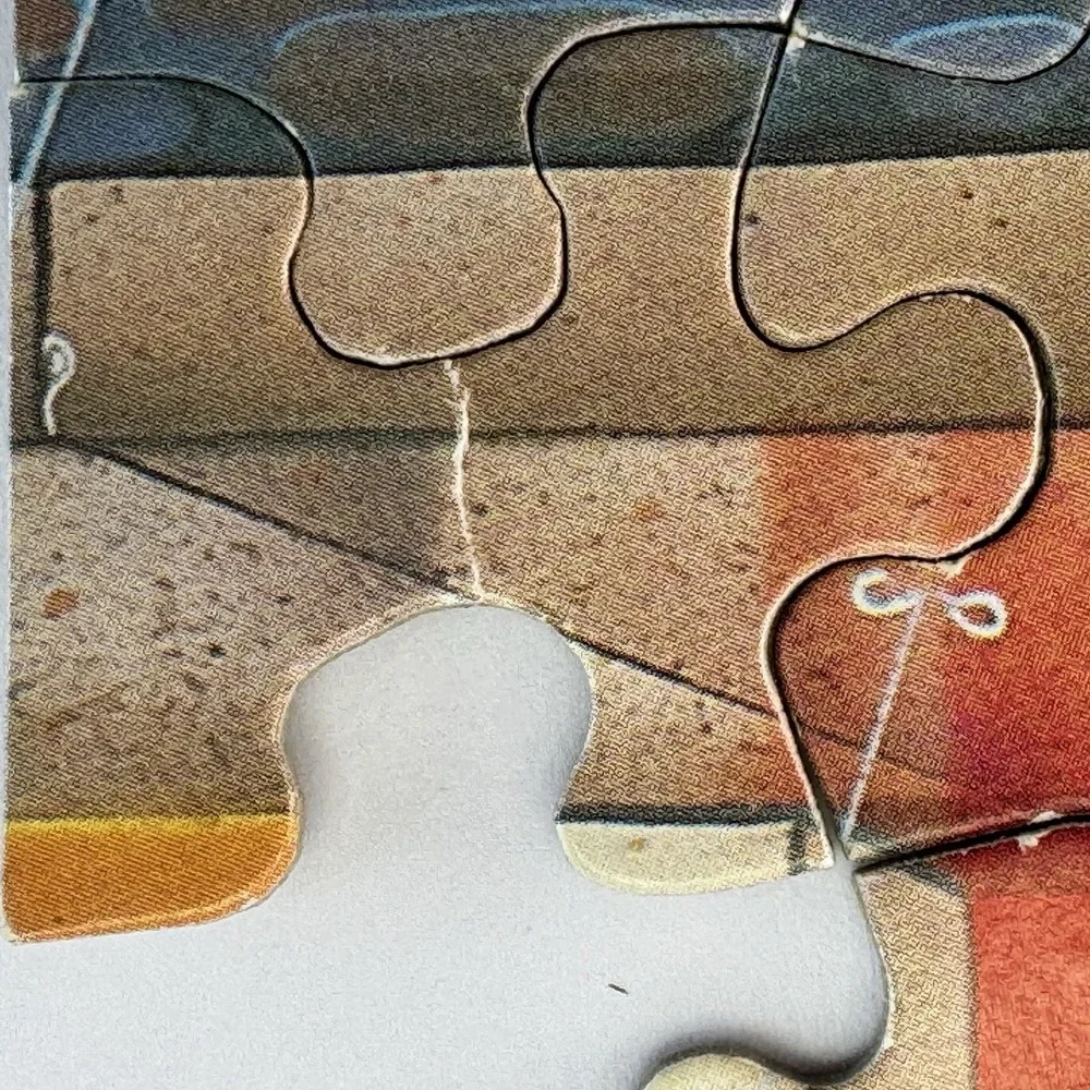 Vtg Disney Mickey Mouse In The Rain Mini Puzzle 55 Piece Golden‎ Rare Complete